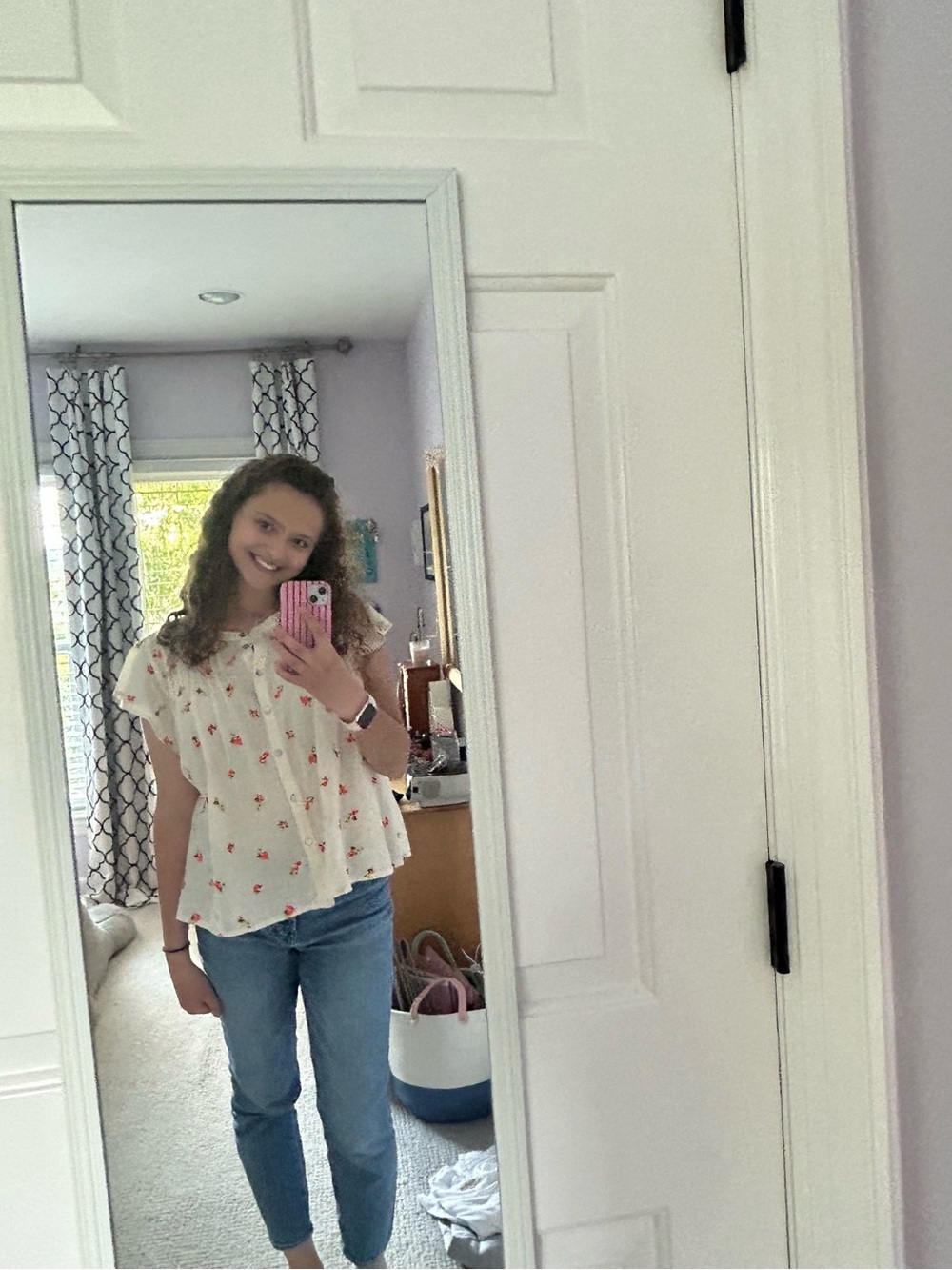 Treasure & Bond flutter-sleeve top